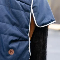 Outlet Horseware - Couverture de box Newmarket Cosy Stable witney navy 200g Bleu
