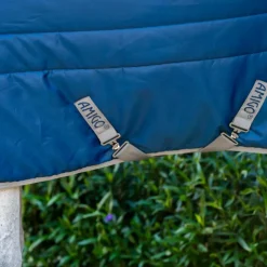 New Horseware - Couverture de box Amigo Ripstop Insulator Plus Stable / titanium grey 200g Marine