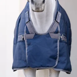 Horseware - Couverture de box Rambo Optimo Stable Plus / thunderstorm grey/ argent 400g Marine Sale