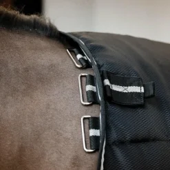 Outlet Horseware - Couverture de box Easy-Layer Stable et silver 100g Noir