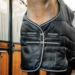 Outlet Horseware - Couverture de box Easy-Layer Stable et silver 100g Noir