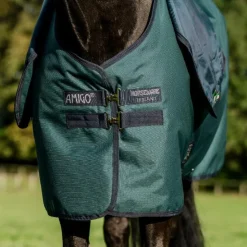 New Horseware - Couure d'extérieur Amigo Ripstop Plus Turnout dynasty green/ marine/ argent 0g Vert