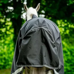 Horseware - Couverture d'extérieur Rambo Wug / thunderstorm grey/ argent 200g Noir Clearance