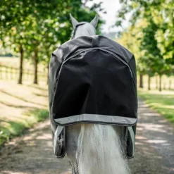 Online Horseware - Couverture d'extérieur Rambo Turnout VL / thunderstorm grey/ argent 250g Noir