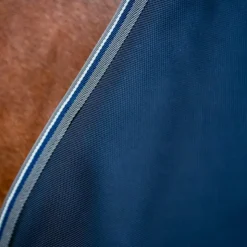 Online Horseware - Couverture d'extérieur Rambo Supreme Turnout Plus Lite / thunderstorm grey/ argent 0g Marine