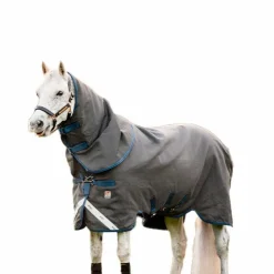 Sale Horseware - Couverture d'extérieur Rhino plus HexStop / indigo/ marine 250g Gris