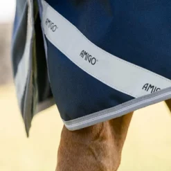 Outlet Horseware - Couverture d'extérieur Amigo Turnout / titanium grey/ argent 0g Marine