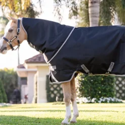 Horseware - Couverture d'extérieur Amigo Bravo Plus Pony Turnout / titanium grey/ argent 250g Noir Discount