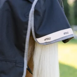 Horseware - Couverture d'extérieur Amigo Bravo Plus Pony Turnout / titanium grey/ argent 250g Noir Discount