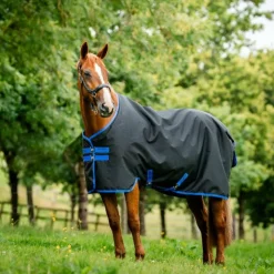 Clearance Horseware - Couverture d'extérieur Amigo Ripstop 900 Original doublure polaire / classic blue 50g Noir