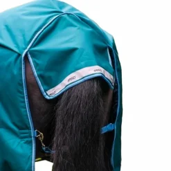 Hot Horseware - Couverture d'extérieur Amigo Bravo 12 Wug avec Encolure Montante émeraude/ turquoise/ 0g Bleu