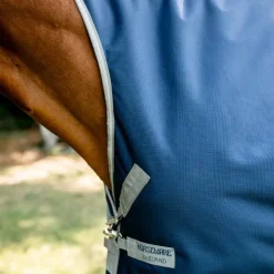 Outlet Horseware - Couverture d'extérieur Amigo Bravo 12 Wug / titanium grey/ argent 400g Marine