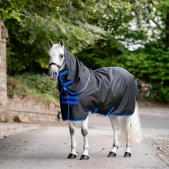 Best Horseware - Couverture d'extérieur Amigo Ripstop Plus Pony Turnout / classic blue 0g Noir
