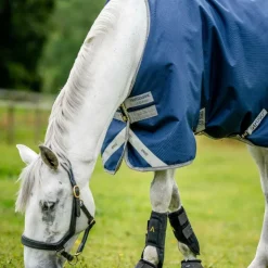 Horseware - Couverture d'extérieur Amigo Bravo 12 Turnout / titanium grey/ argent 0g Marine Online