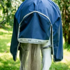 Horseware - Couverture d'extérieur Amigo Bravo 12 Turnout / titanium grey/ argent 0g Marine Online