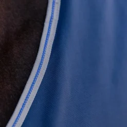 Discount Horseware - Couverture d'extérieur Rhino Turnout / titanium grey/ classic blue 100g Marine