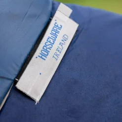 Hot Horseware - Couverture d'extérieur Rhino Plus Turnout / titanium grey/ classic blue 0g Marine