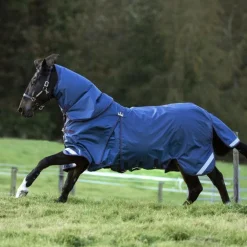 Horseware - Couverture d'extérieur Rambo Optimo Plus Budle / bordeaux 200g Marine Best