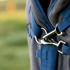 Horseware - Couverture d'extérieur Rhino Plus HexStop / indigo/ marine 0g Gris New