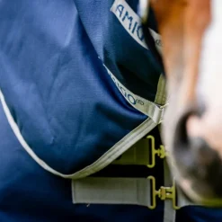 Horseware - Couverture d'extérieur Amigo Ripstop 900 Plus / titanium grey 0g Marine