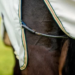 New Horseware - Couverture d'extérieur Amigo Ripstop Hoody chalk/ marine/ rose 0g Beige