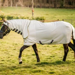 New Horseware - Couverture d'extérieur Amigo Ripstop Hoody chalk/ marine/ rose 0g Beige