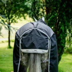 Best Horseware - Couverture d'extérieur Amigo Bravo 12 XL Original / titanium grey/ argent 250g Noir