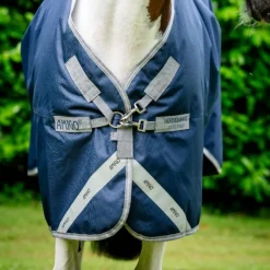 Horseware - Couverture d'extérieur Amigo Bravo XL Turnout / titanium grey/ argent 50g Marine New
