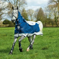 Hot Horseware - Couverture d'extérieur Rambo Summer Series V-Front / gris 0g Marine