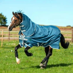 Horseware - Couverture d'extérieur Amigo Ameco / gris 0g Bleu New