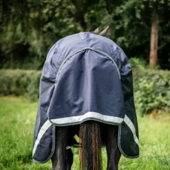 Discount Horseware - Couverture d'extérieur Rambo Optimo Original / thunderstorm grey/ argent 0g Marine