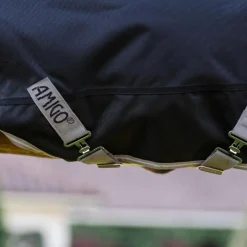 Outlet Horseware - Couverture d'extérieur Amigo Bravo Plus Pony Turnout / titanium grey/ argent 0g Noir