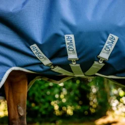 Horseware - Couverture d'extérieur Amigo Bravo 12 Wug / titanium grey/ argent 250g Marine Hot