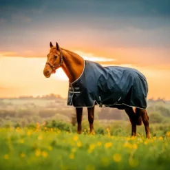 Horseware - Couverture d'extérieur Amigo Ripstop Pony Turnout witney navy 50g Bleu Best