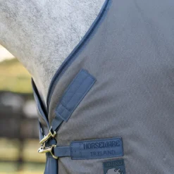 Hot Horseware - Couverture d'extérieur Rhino HexStop Plus Pony / indigo/ marine 0g Gris