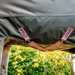 Horseware - Couverture d'extérieur Amigo Hero Ripstop shadow/ rose/ marine 0g Gris