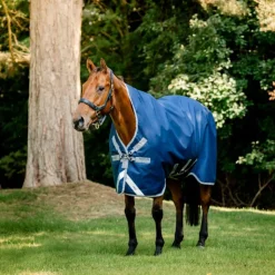 Horseware - Couverture d'extérieur Amigo Wug Turnout / titanium grey/ argent 50g Marine Hot