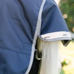 Sale Horseware - Couverture d'extérieur Amigo Bravo Plus Pony Turnout / titanium grey/ argent 250g Marine