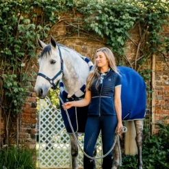 Horseware - Couverture polaire Newmarket Cosy witney navy Bleu Clearance