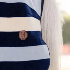 Horseware - Couverture polaire Newmarket Pony witney navy Bleu Clearance