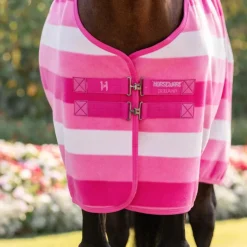 Sale Horseware - Couverture polaire Newmarket witney pink Rose