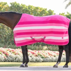 Sale Horseware - Couverture polaire Newmarket witney pink Rose
