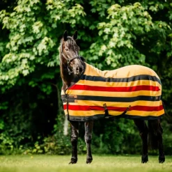 Horseware - Couverture polaire Newmarket witney gold Jaune New