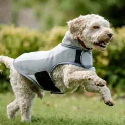 Horseware - Couverture polaire pour chien Newmarket witney charcoal Gris Sale