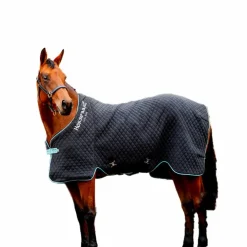 Horseware - Couverture séchante Autumn Cooler / aqua/ argent 50g Noir Sale
