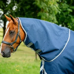 New Horseware - Couvre-cou Amigo / titanium grey/ argent 150g Marine