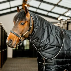 Online Horseware - Couvre-cou Easy Layer Stable et silver 100g Noir