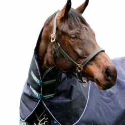 New Horseware - Couvre-cou pour couverture Rambo Duo Force / blanc 100g Marine