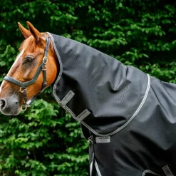 Sale Horseware - Couvre-cou Rambo Supreme / thunderstorm grey/ argent 250g Noir