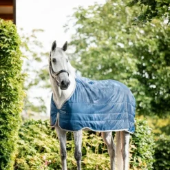 Horseware - Doublure liner Ionic Therapy imperial blue/ argent/ marine 200g Bleu New